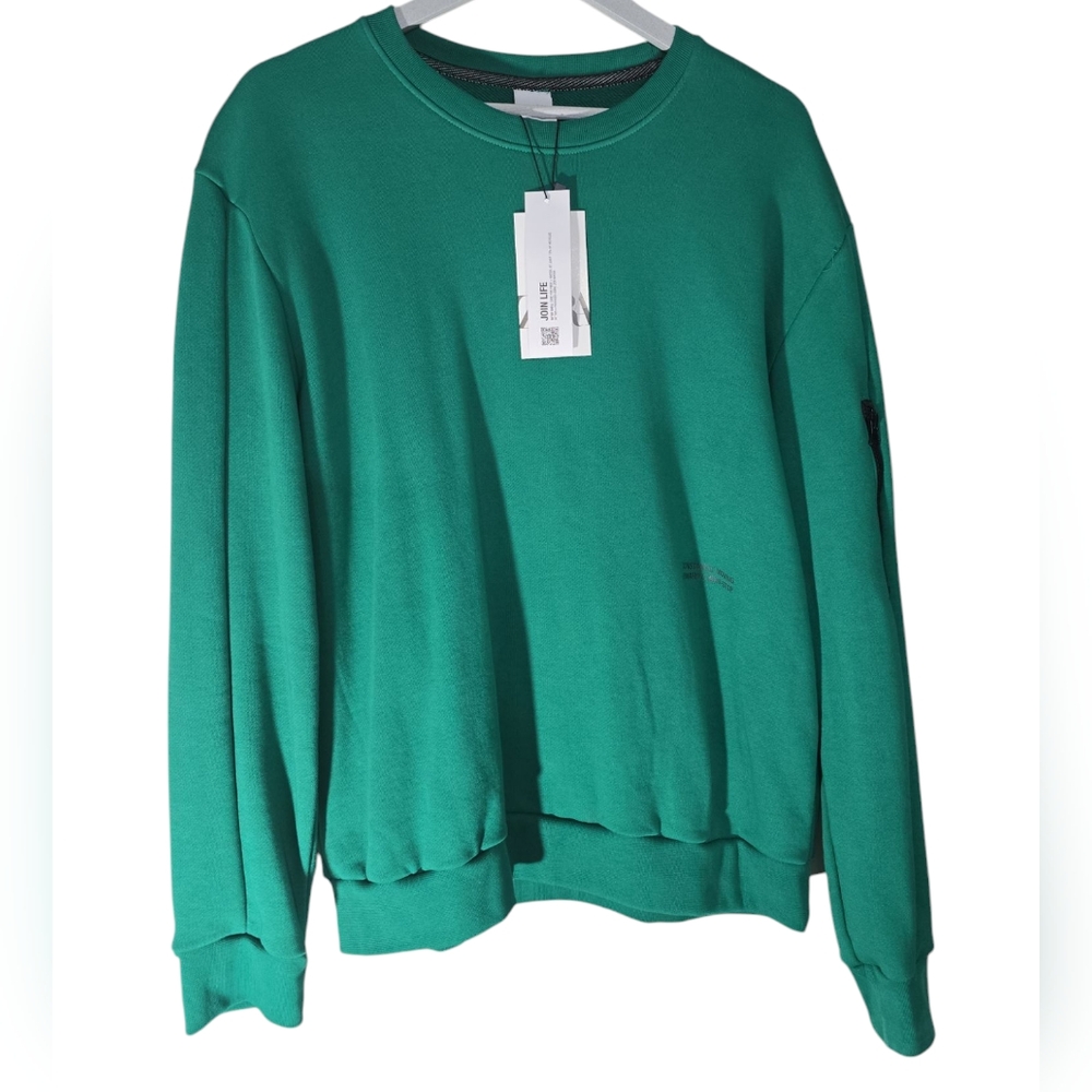 Zara Green Crew Neck Men's Sweater